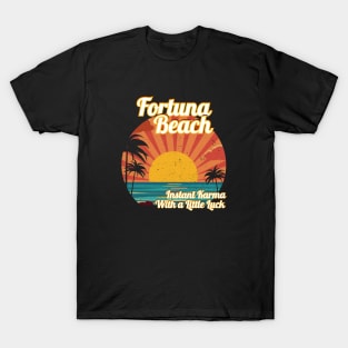 Fortuna Beach from With a Little Luck by Marissa Meyer T-Shirt